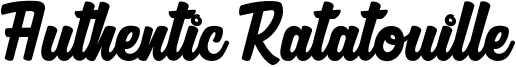 Authentic Ratatouille Font
