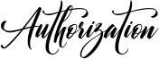 Authorization Font