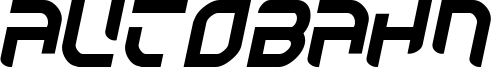Autobahn Font
