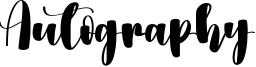 Autography Font