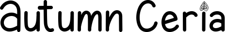 Autumn Ceria Font