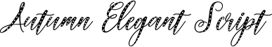 Autumn Elegant Script Font