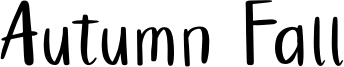 Autumn Fall Font