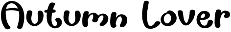 Autumn Lover Font