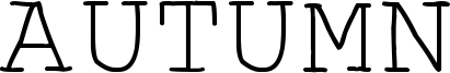 Autumn Font