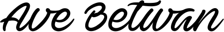 Ave Betwan Font