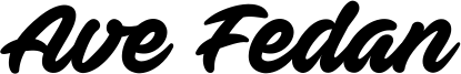 Ave Fedan Font