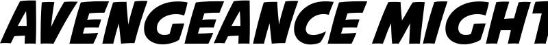 Avengeance Mightiest Avenger Font
