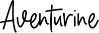 Aventurine Font