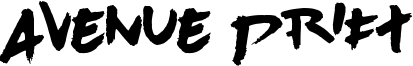 Avenue Drift Font