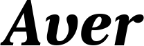 Aver Bold Italic.ttf