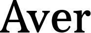 Aver Font