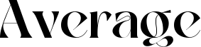 Average Font