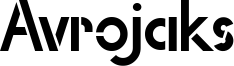 Avrojaks Font