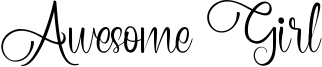Awesome Girl Font