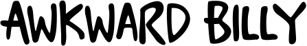 Awkward Billy Font