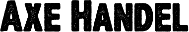 Axe Handel Font