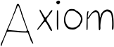 Axiom Font
