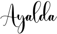 Ayalda Font