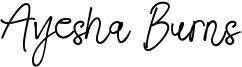 Ayesha Burns Font