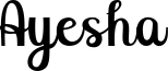 Ayesha Font