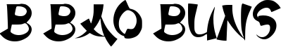b Bao Buns Font