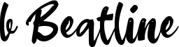 b Beatline Font