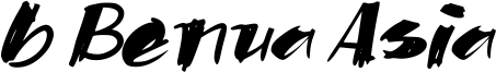 b Benua Asia Font