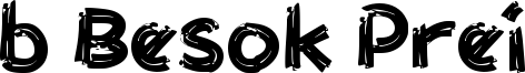 b Besok Prei Font