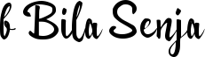 b Bila Senja Font