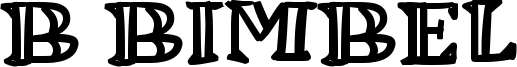 b Bimbel Font