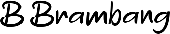 B Brambang Font