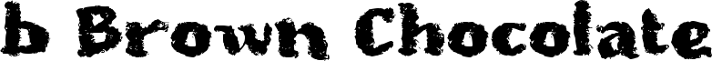 b Brown Chocolate Font