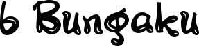 b Bungaku Font