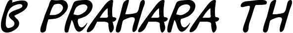 B Prahara TH_Tlsn Tgn_Italic.ttf