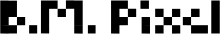 B.M. Pixel Font