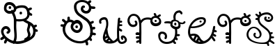 B Surfers Font