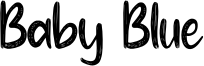 Baby Blue Font
