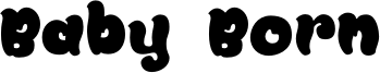 Baby Born Font