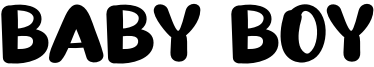 Baby Boy Font