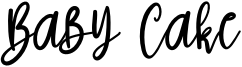 Baby Cake Font