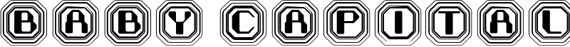 Baby Capitals Font