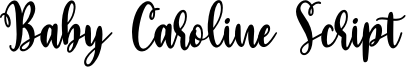 Baby Caroline Script Font