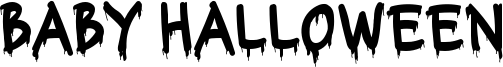 Baby Halloween Font