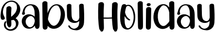 Baby Holiday Font