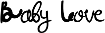 Baby Love Font