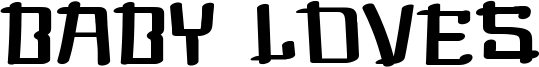 Baby Loves Font