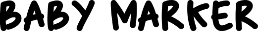 Baby Marker Font