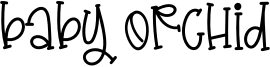 Baby Orchid Font