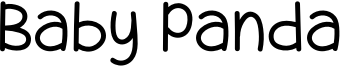 Baby Panda Font